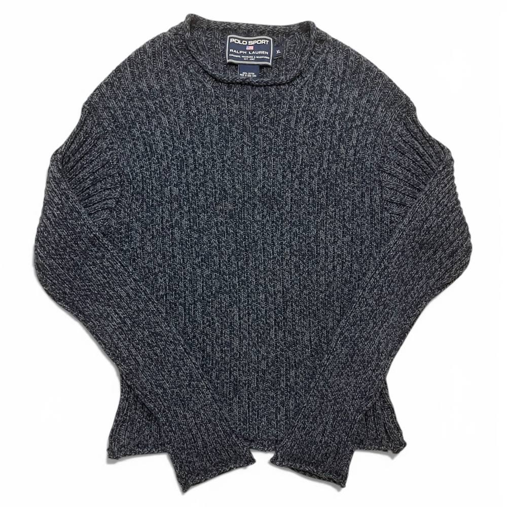 RALPH LAUREN POLO SPORT WOMEN’S RIB KNIT SWEATER XL PULLOVER